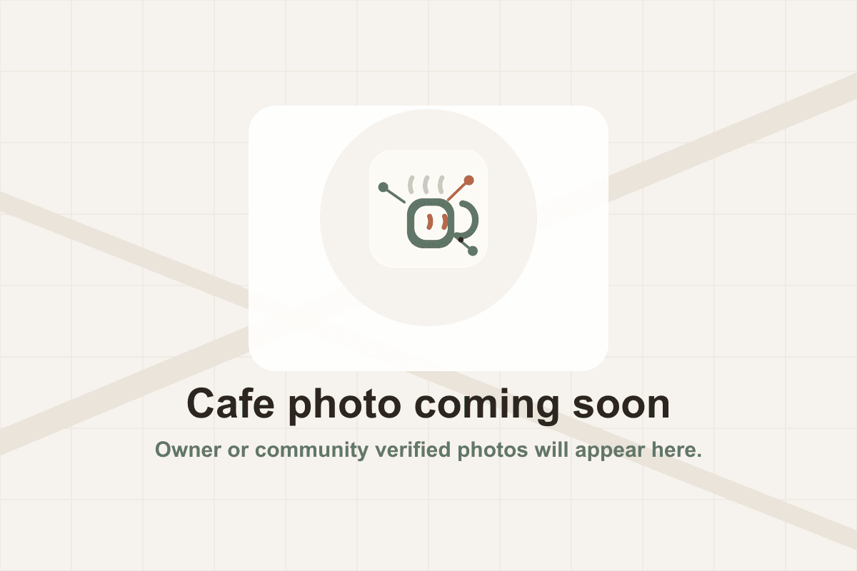 CafeNode cafe photo pending owner or community verification.